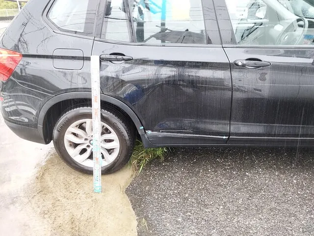 BMW右リヤ側面損傷｜ドア交換＋クオーター板金塗装で“つながる艶”を再現【横浜市都筑区】